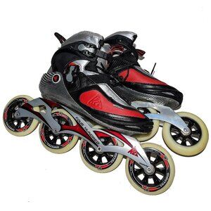 K2 Four Hundred 100MM Fitness Speed Skates Mens Sz 8